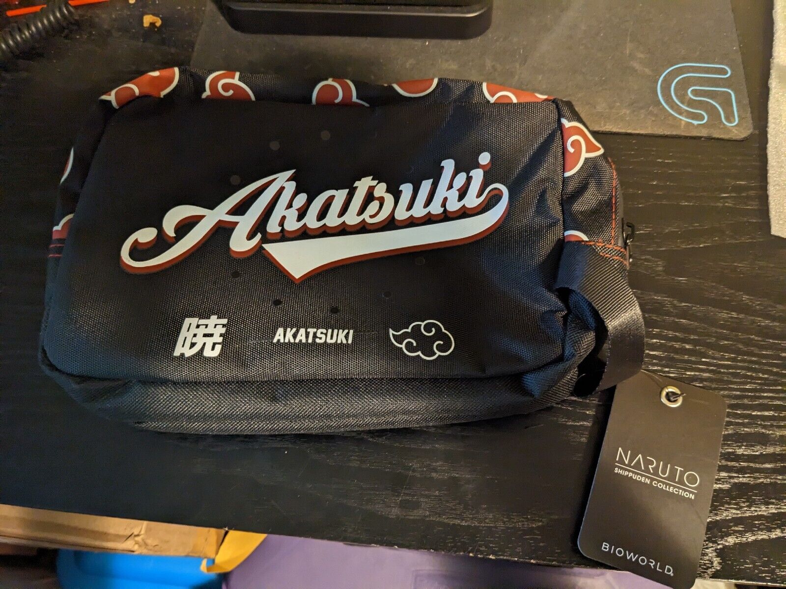 Boxlunch Naruto Shippuden Akatsuki Cloud Toiletries Bag