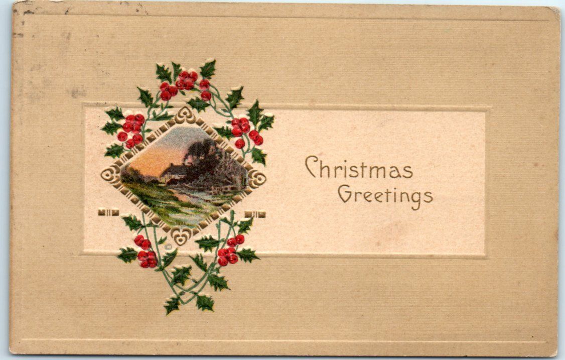 Postcard - Christmas Greetings