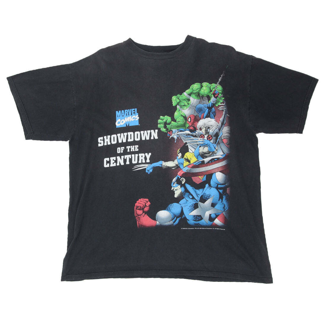 1995 Vintage Marvel Comics Showdown of The Century T-Shirt Tultex XL