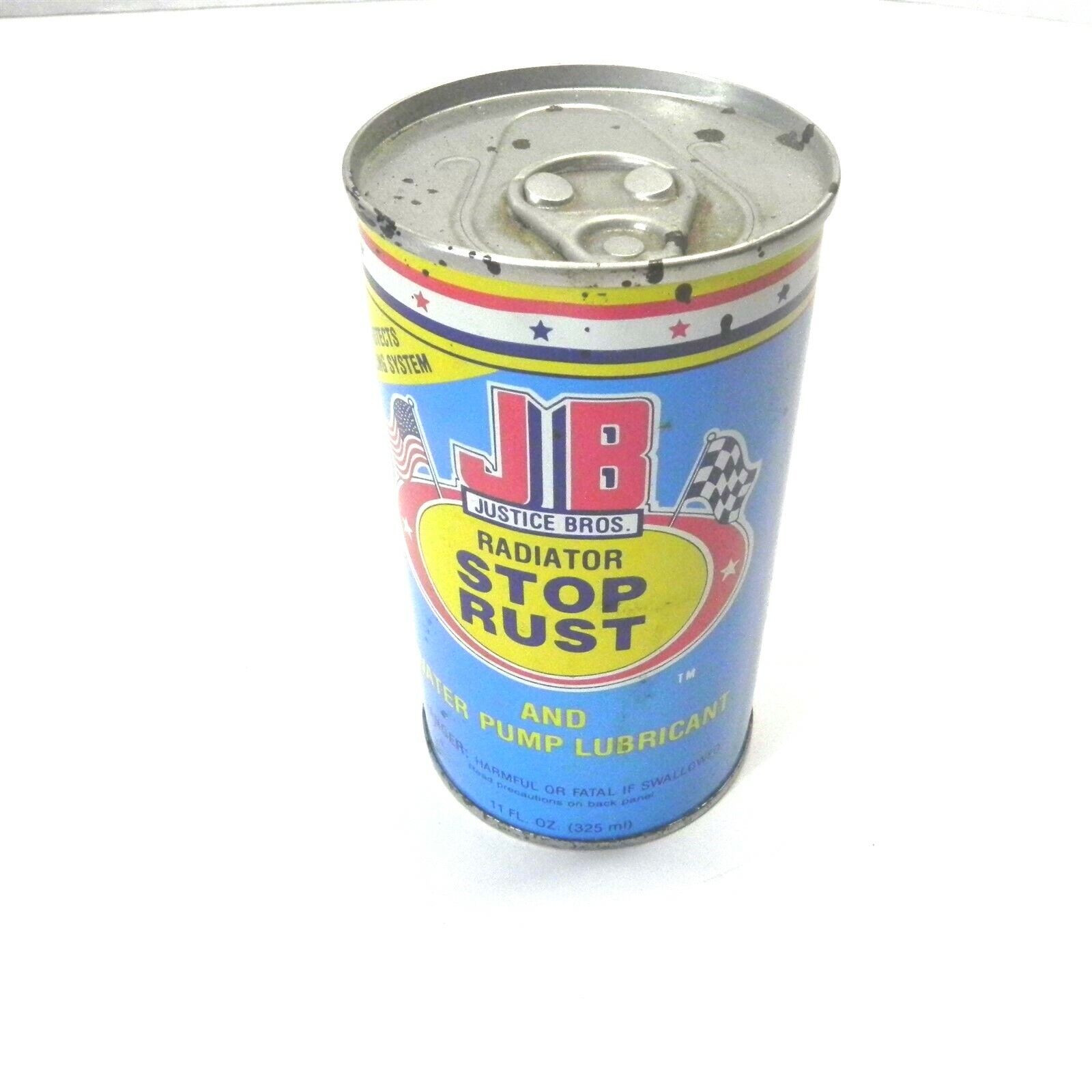 JUSTICE BROS RADIATOR STOP RUST AND WATER PUMP LUBRICANT FULL CAN 11 FL OZ NEW