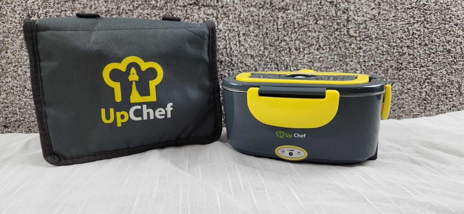 Up Chef Electric Car Carry Lunchbox Yellow/Black Corded and Carrying Case