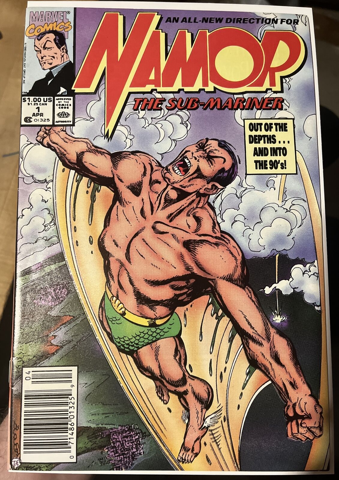 Namor the Sub-Mariner #1 NM John Byrne Cover Marvel Comics 1st Print 1990 NM-