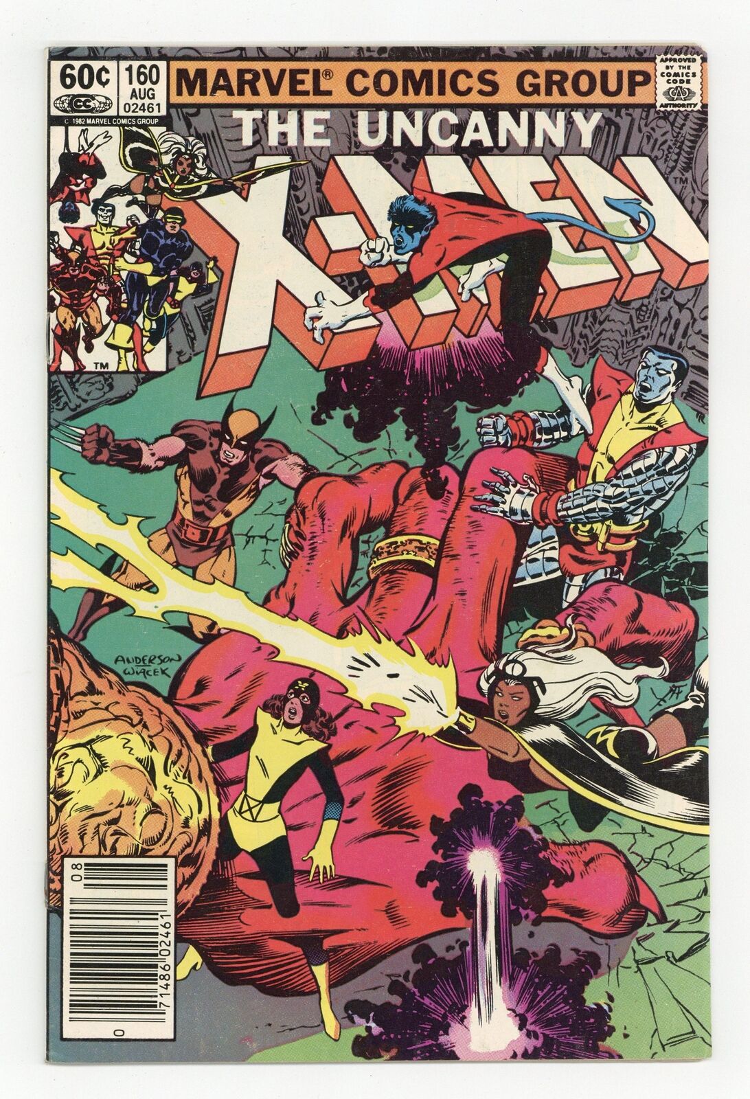 Uncanny X-Men #160N FN- 5.5 1982
