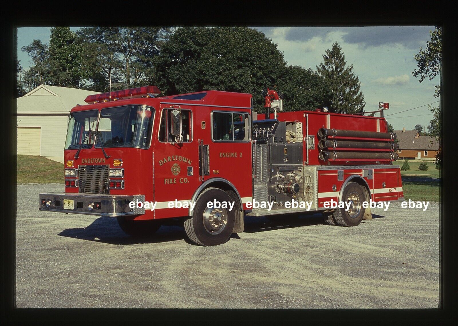 Daretown NJ 1991 KME pumper Fire Apparatus Slide.