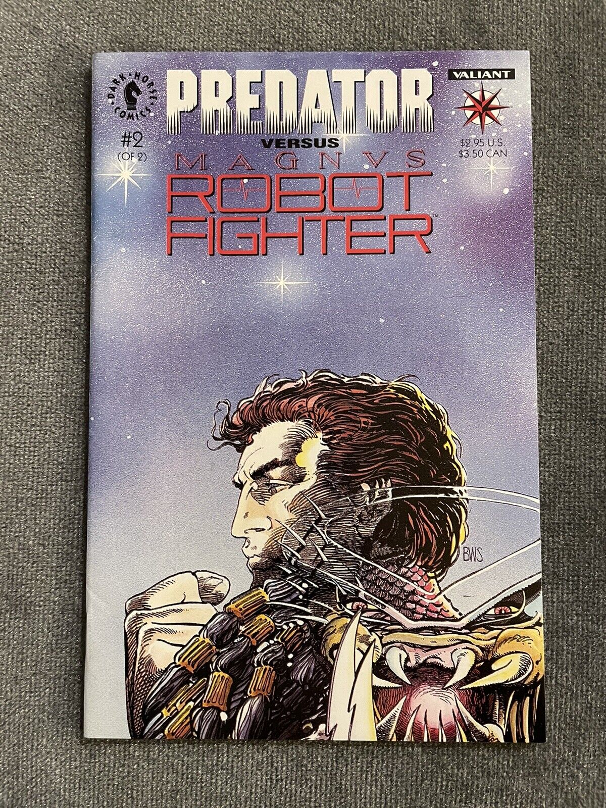 1992 Dark Horse Comics Valiant Predator Versus Magnvs Robot Fighter Issues 1&2