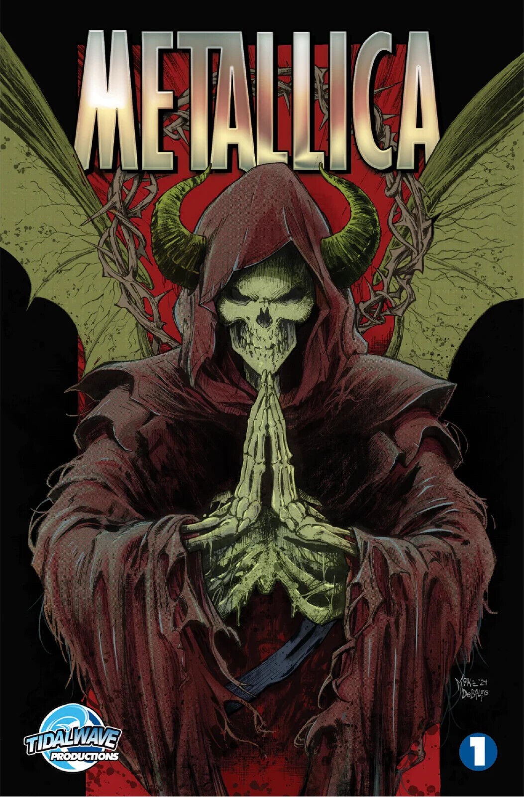 Orbit Metallica #1 Mike Debalfo Demon Skull C2E2 Trade Variant Cover (A) PRESALE