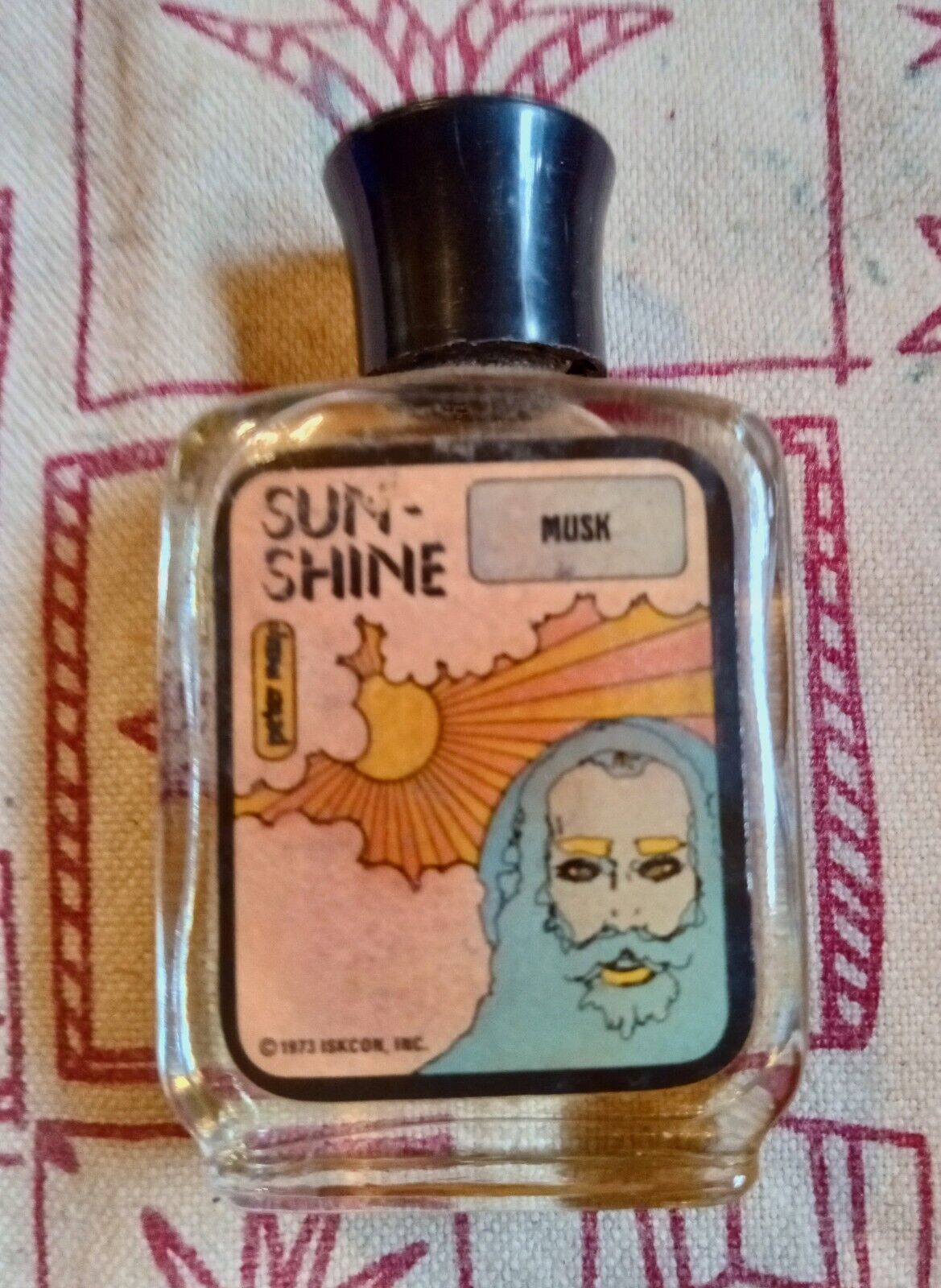 Vintage 1973 Peter Max Sun-Shine Musk - By Iskcon, Inc. - Full & Unused 