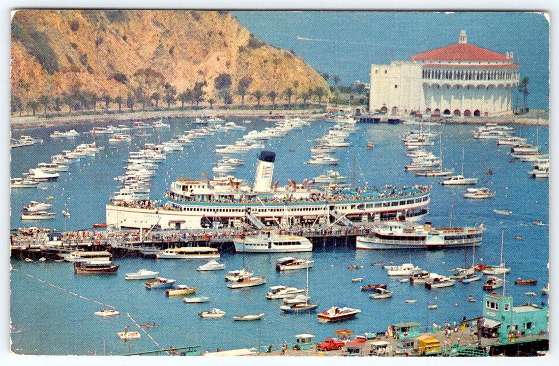 1960\'s S. S. CATALINA SHIP CASINO AVALON CALIFORNIA CA VINTAGE POSTCARD