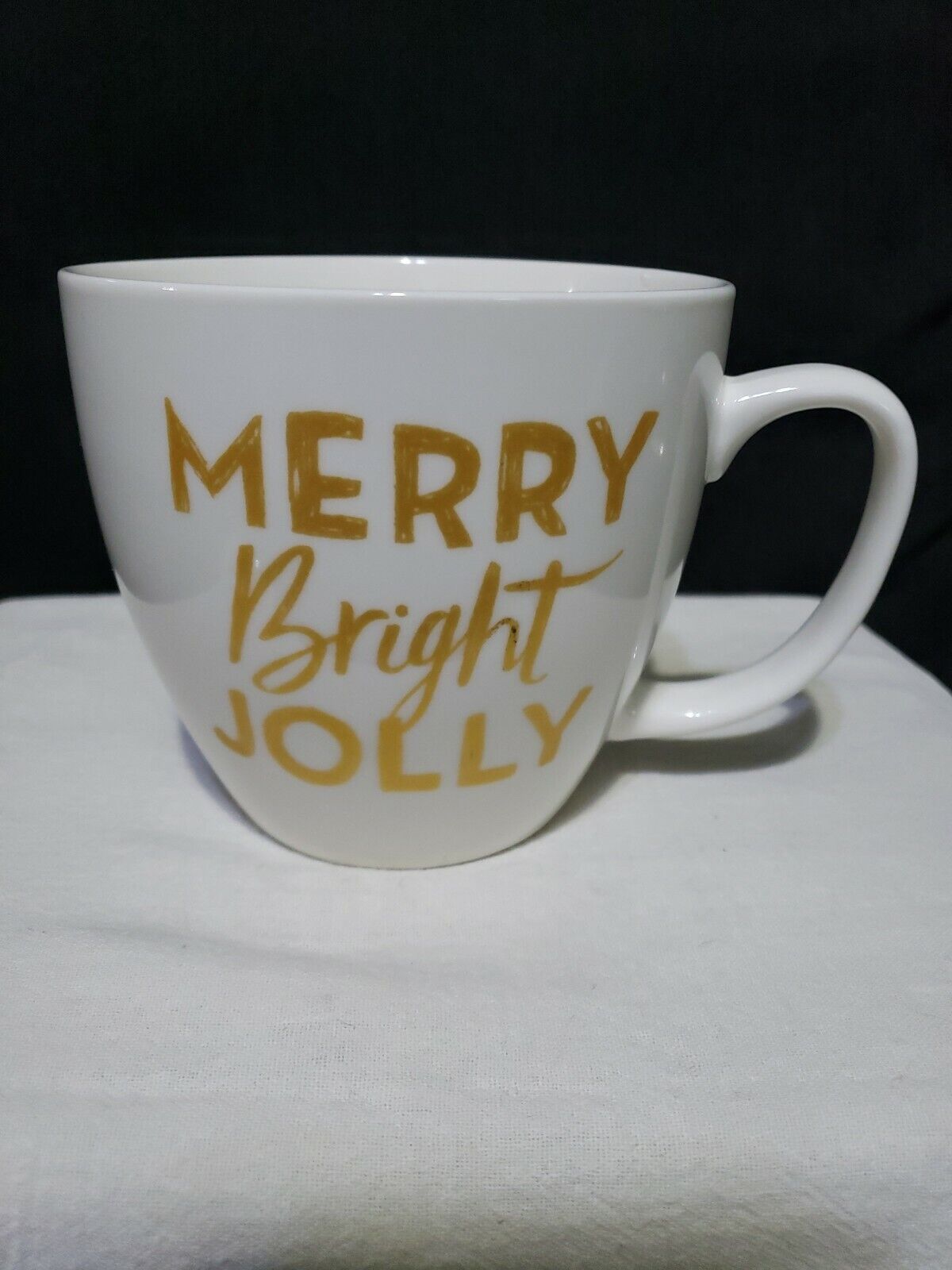 Starbucks MERRY BRIGHT JOLLY Christmas Holiday 20oz Coffee/Tea Mug - 2016