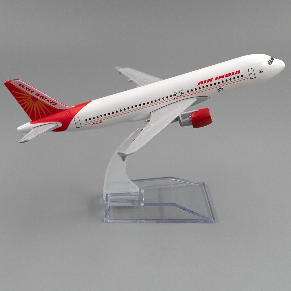 16cm Aircraft Airbus a320 Air India Air Alloy Plane Model Toy Gift Decoration