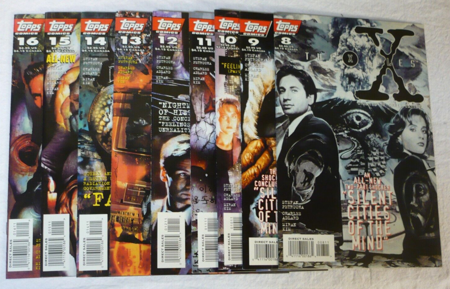 X-Files 8-32 Topps Complete Series Run 1995 Mulder Scully X Files  M61