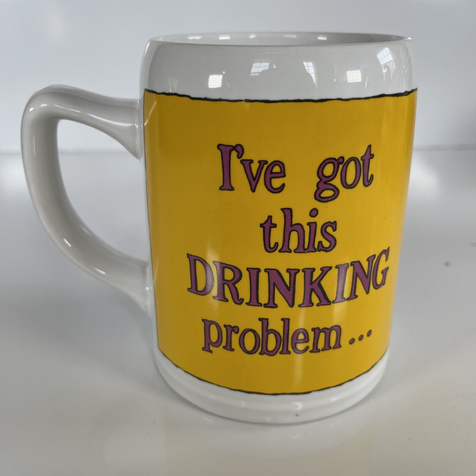 Recycled Paper Products Beer Mug Ive Got This Drinking Problem Ceramic Cup 18 oz