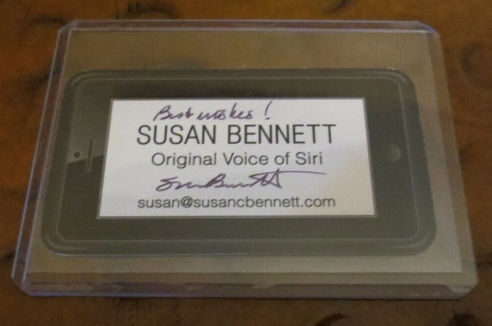 Susan Bennett Apple voice of \