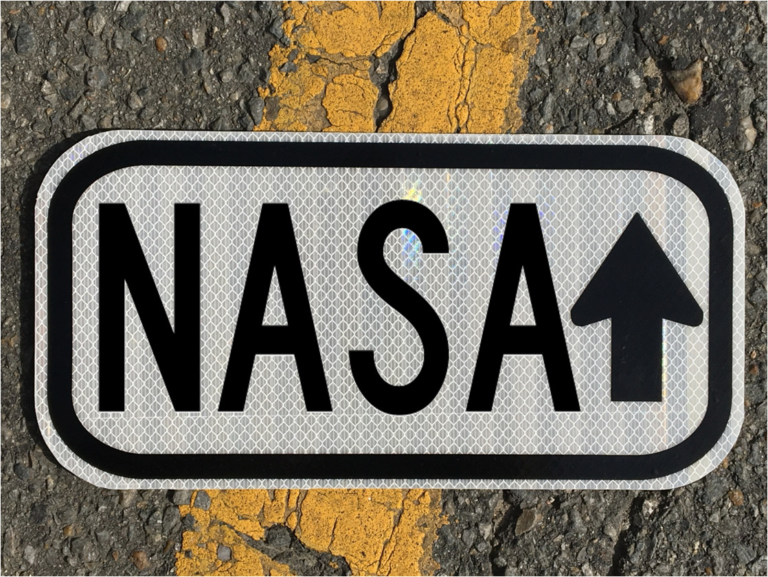 NASA road sign 12\