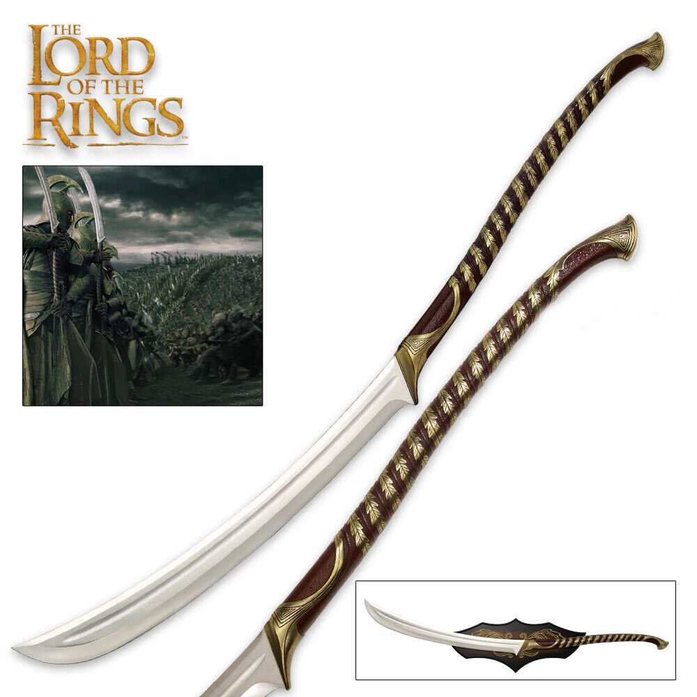 United Cutlery Lord of the Rings High Elven Warrior Sword LOTR Licensed
