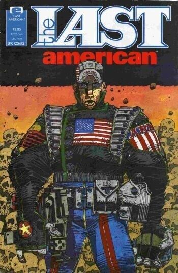 The Last American (1990) #1 VF+. Stock Image