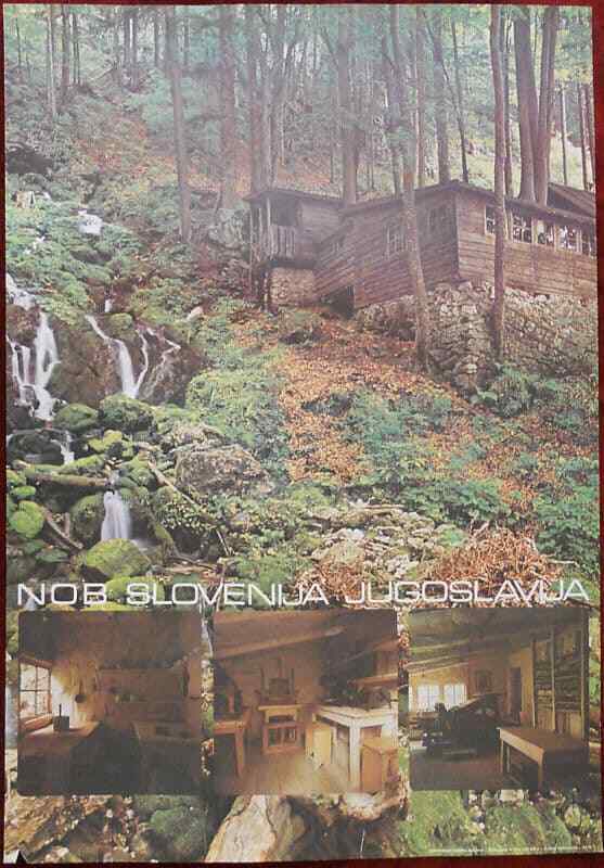 Original Poster Yugoslavia Slovenia NOB Nature Shack Forest