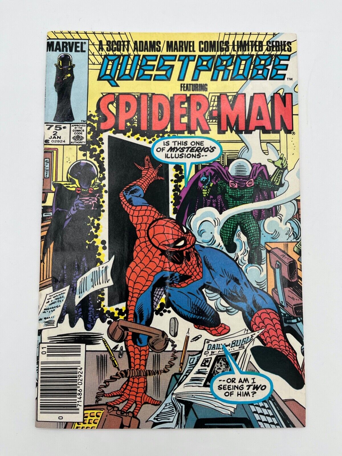 Questprobe Featuring Spider-Man #2 Marvel 1985 Pre-Owned Very Good