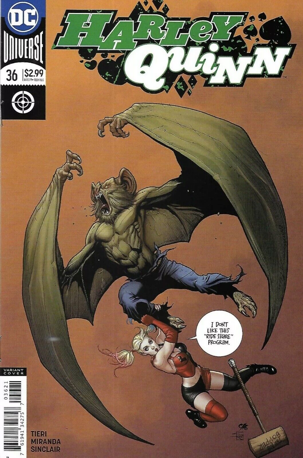 HARLEY QUINN #36 CHO VARIANT FIRST PRINT DC COMICS (2018) SUICIDE SQUAD MAN BAT