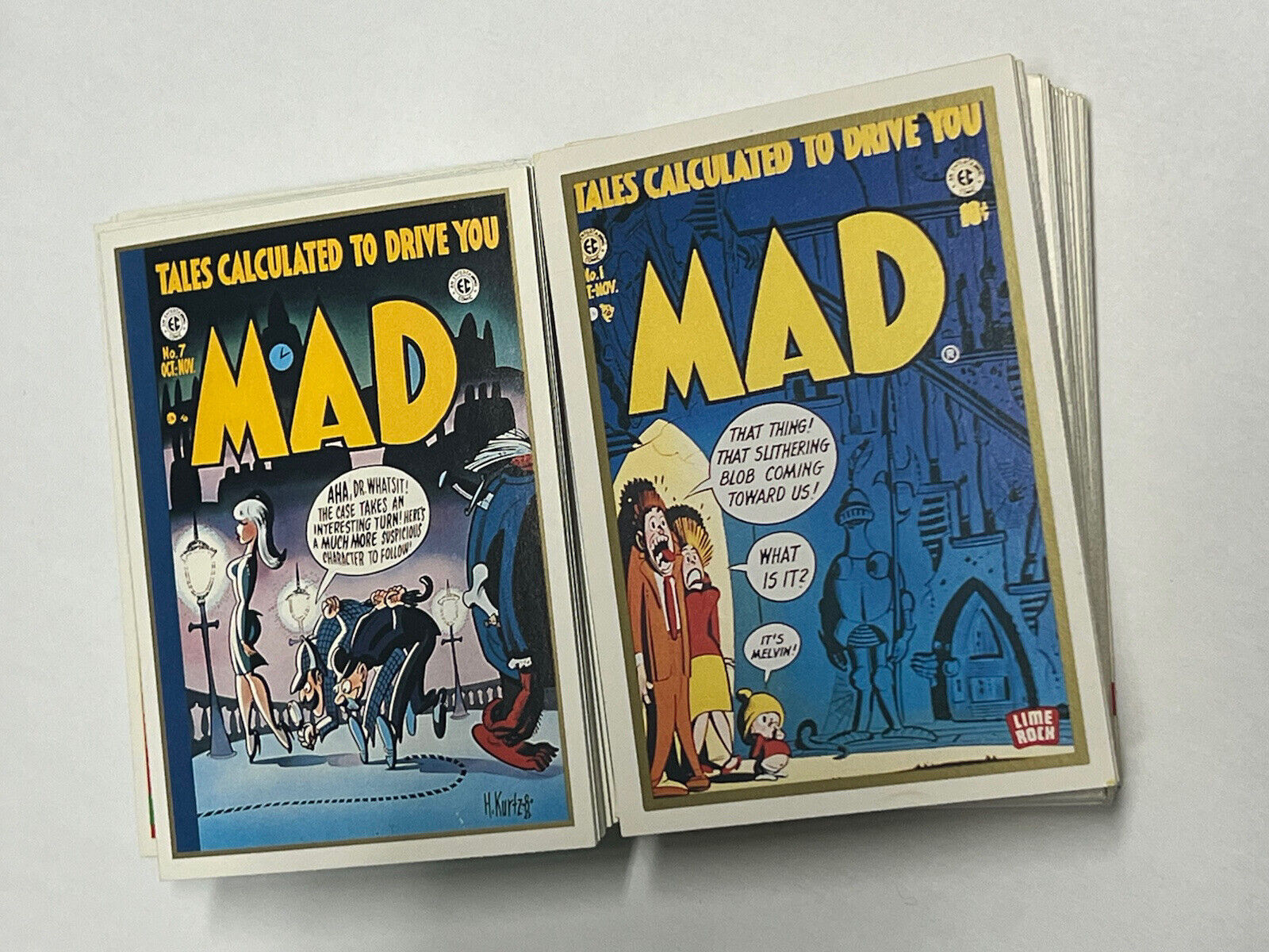 Mad Magazine 55-Card Sets - Series 1 & 2 (1992) - Lime Rock - Mint Condition