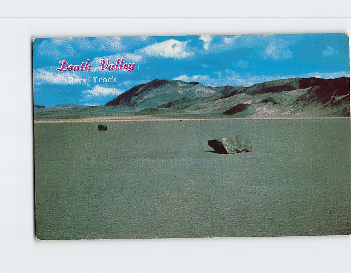 Postcard Death Valley Race Track Death Valley National Monument California USA
