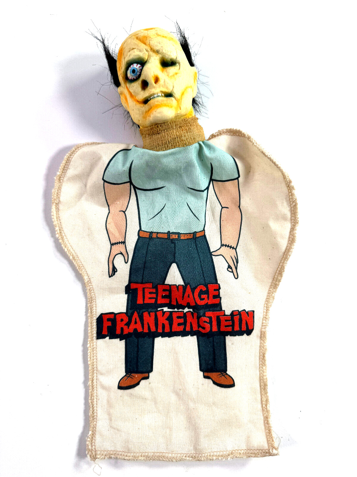 RARE I was a Teenage Frankenstein Hand puppet horror promo