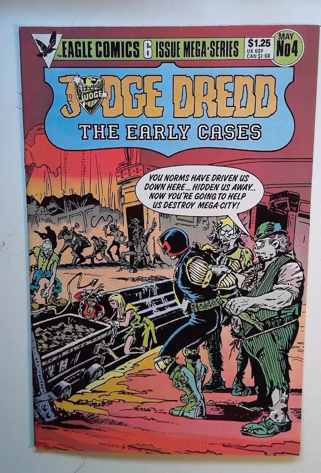 Judge Dredd: The Early Cases #4 Eagle Comics (1986) NM- 1st Print Comic Book