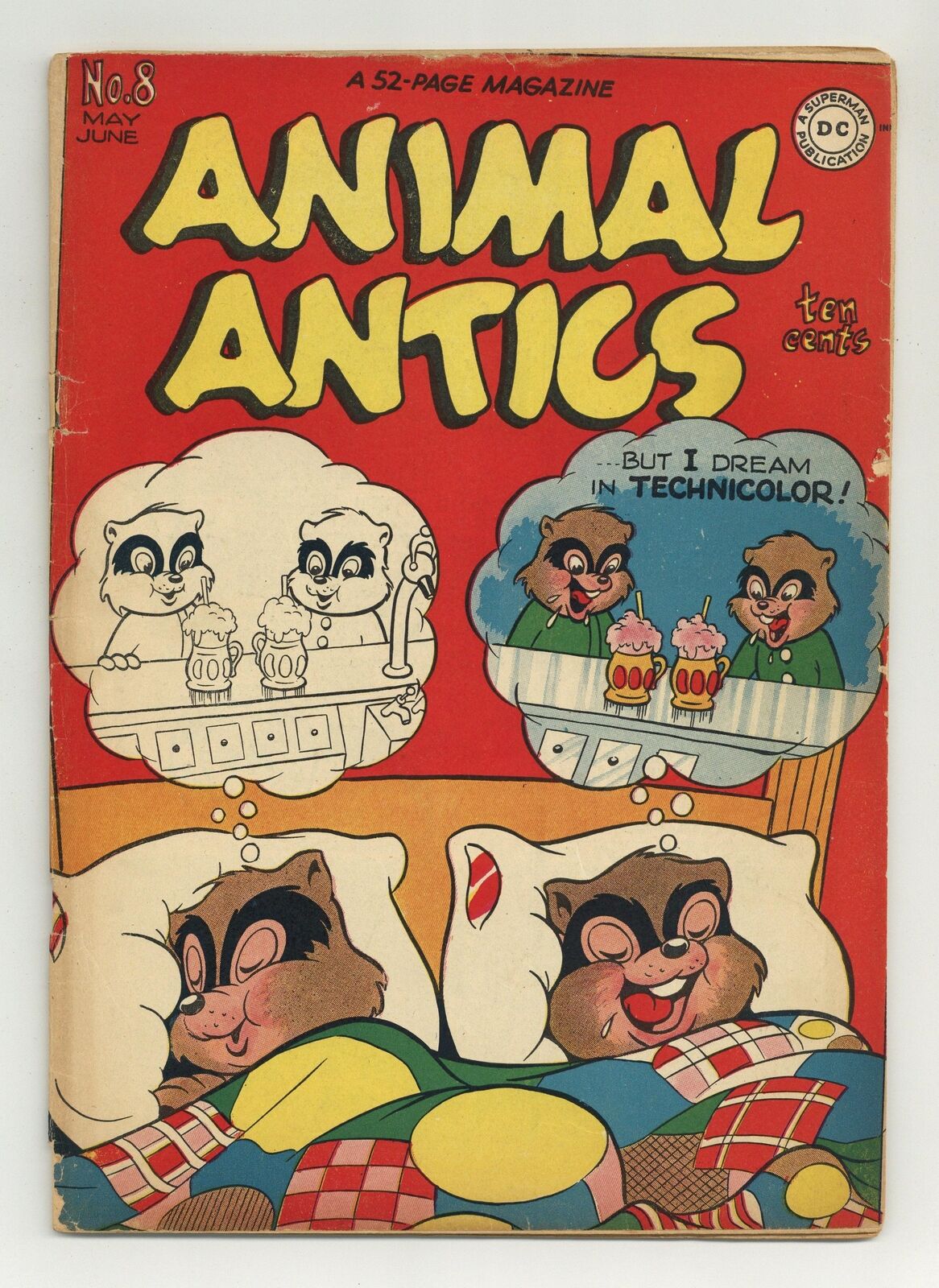 Animal Antics #8 GD+ 2.5 1947