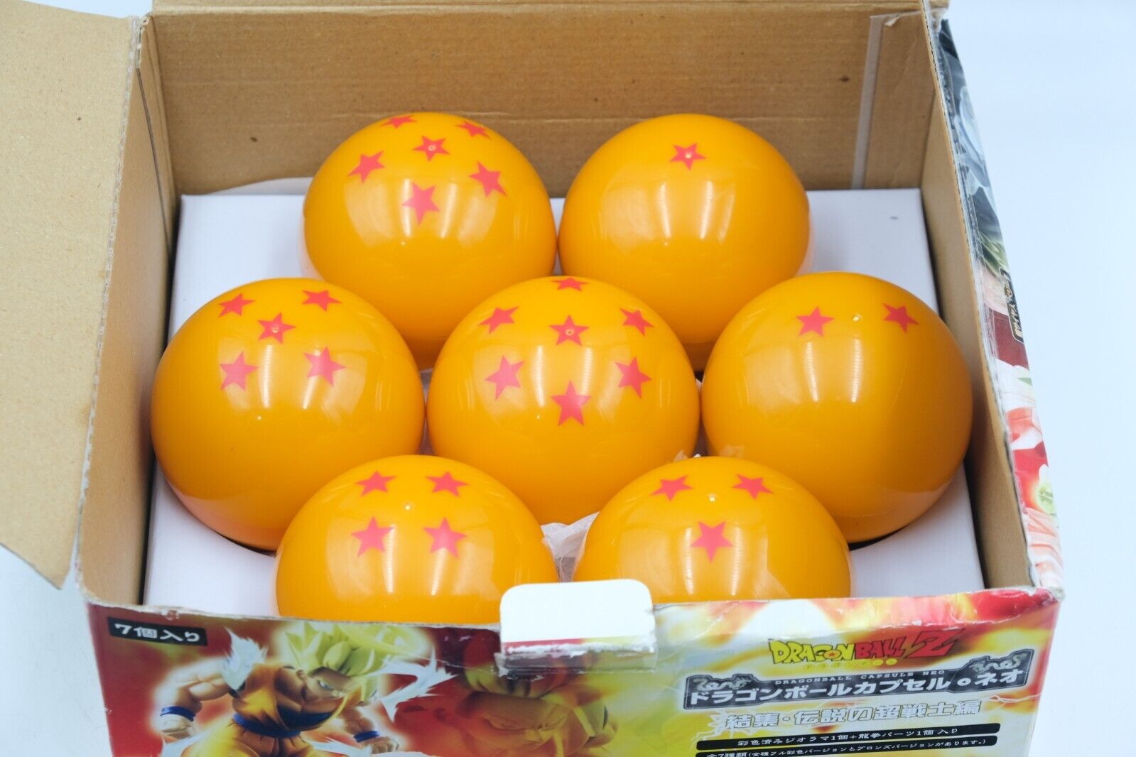 MegaHouse Dragon Ball Capsule Neo Figure Color Version Set 7 Balls
