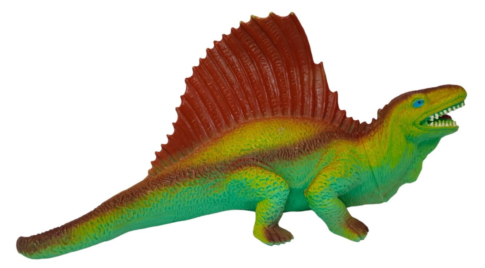 VINTAGE 90's Dinosaur Dino Edaphosaurus Rubber Plastic Prehistoric Figure Toy 