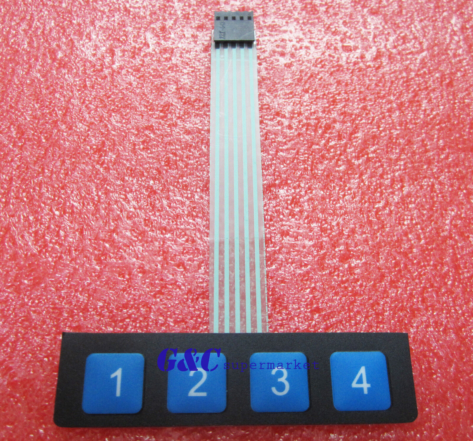 5PCS 1x4 Key Matrix Membrane Switch Control Panel Slim Keyboard Keypad A3GS