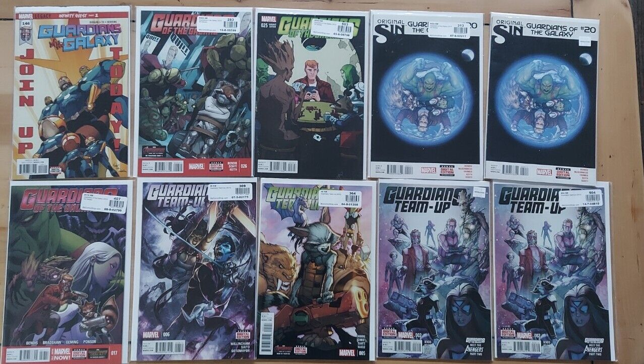 Marvel Guardians Of The Galaxy Comic Lot Of 10 - 2013 - 2015 Includes Variants