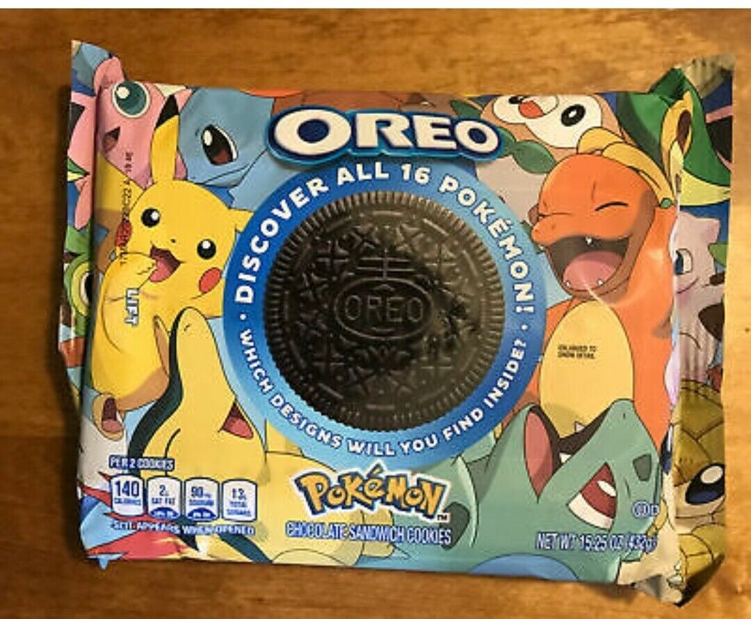 pokemon oreo cookies brand new unopened 