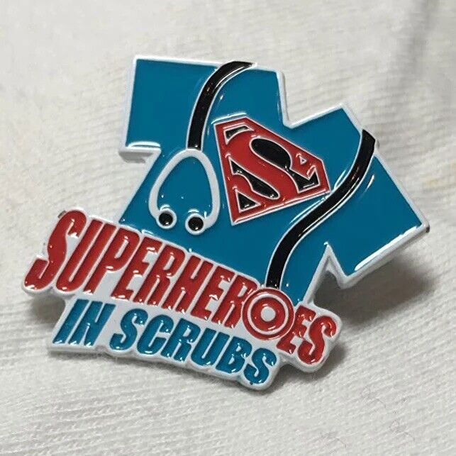 Superheroes In Scrubs Pin Doctor Lapel Pin Nurse Pin Medical Staff Pin Gift