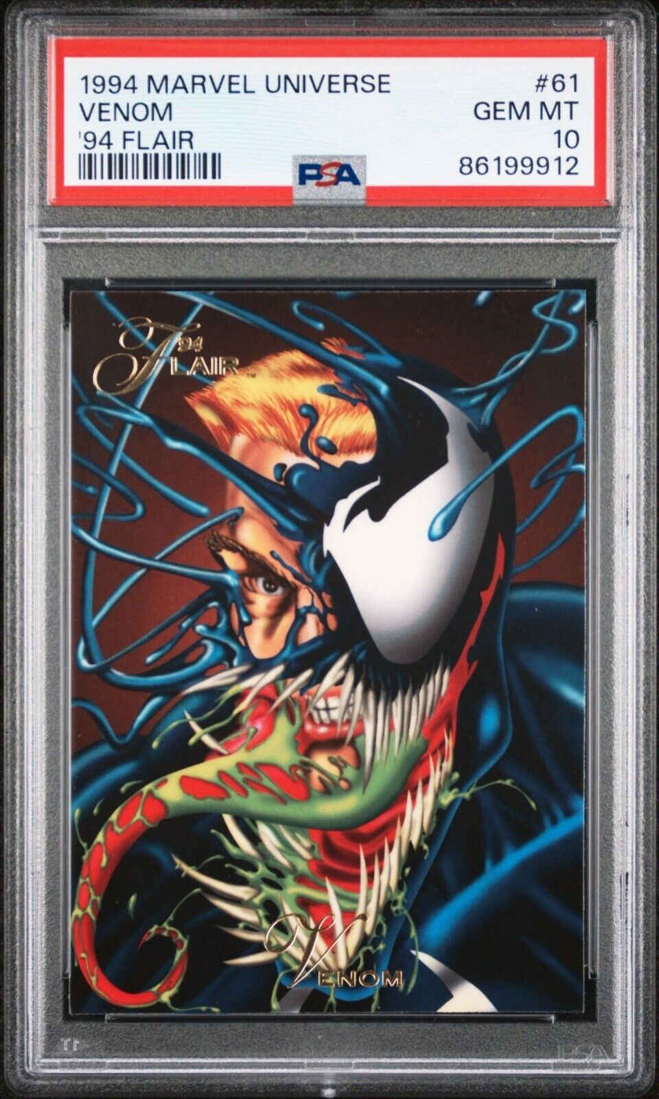 1994 Fleer Flair Marvel Universe Venom #61 PSA 10