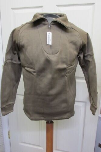 New G.I. ECWCS Polypro Cold Weather Thermal Undershirt Shirt Top Brown XSmall