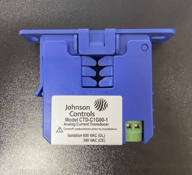 Johnson Controls Ctd-C1g00-1 Current Transducer, Split,Foot Mounted