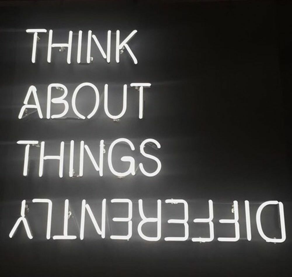 New Think About Things Different Neon Light Sign 24\