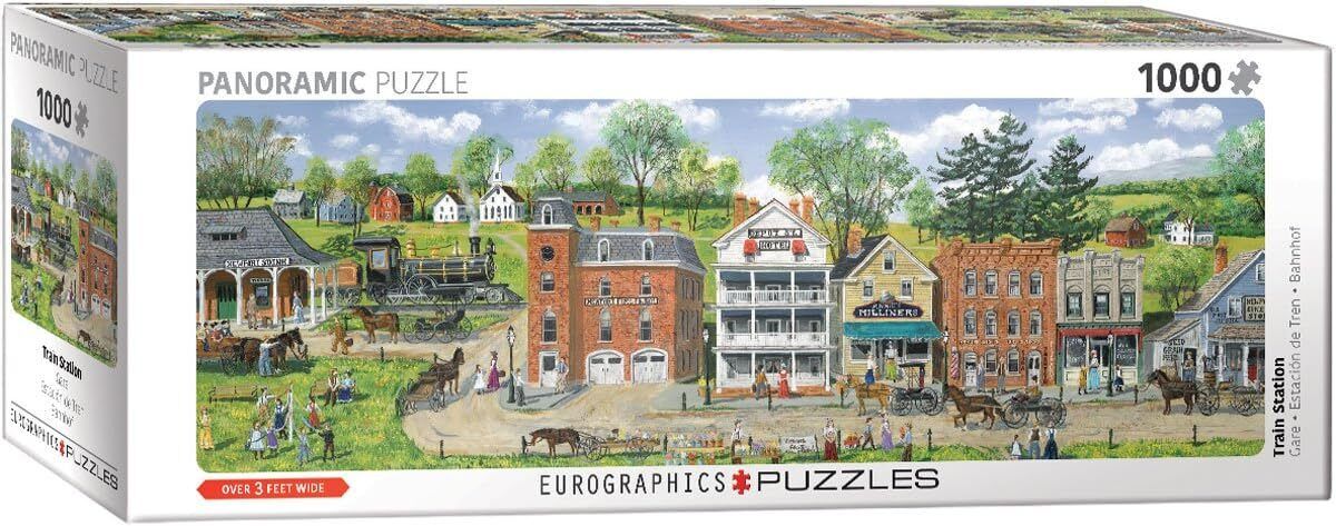 EuroGraphics (EURHR Train Station by Bob Fair 1000Piece Puzzle Jigsaw Puzzle