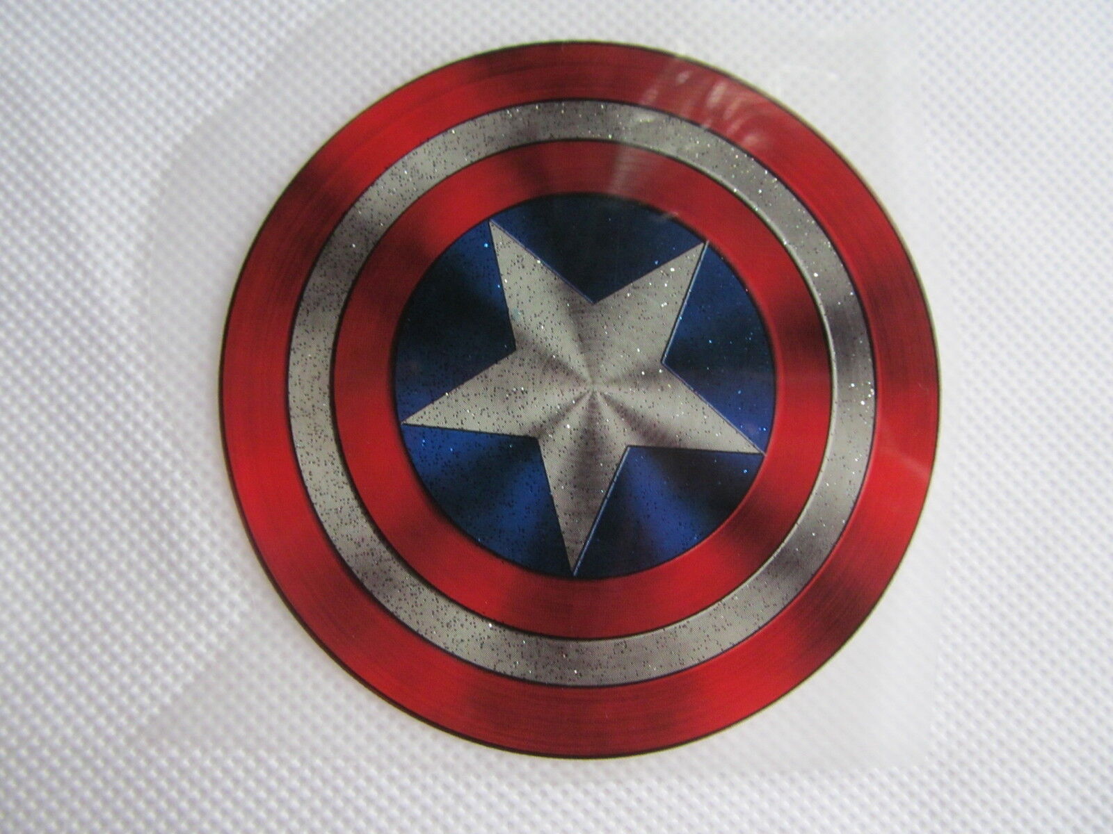 MARVEL CAPTAIN AMERICA SHIELD IRON ON SMOOTH HEAT TRANSFER PATCH CLOTHES BAGS