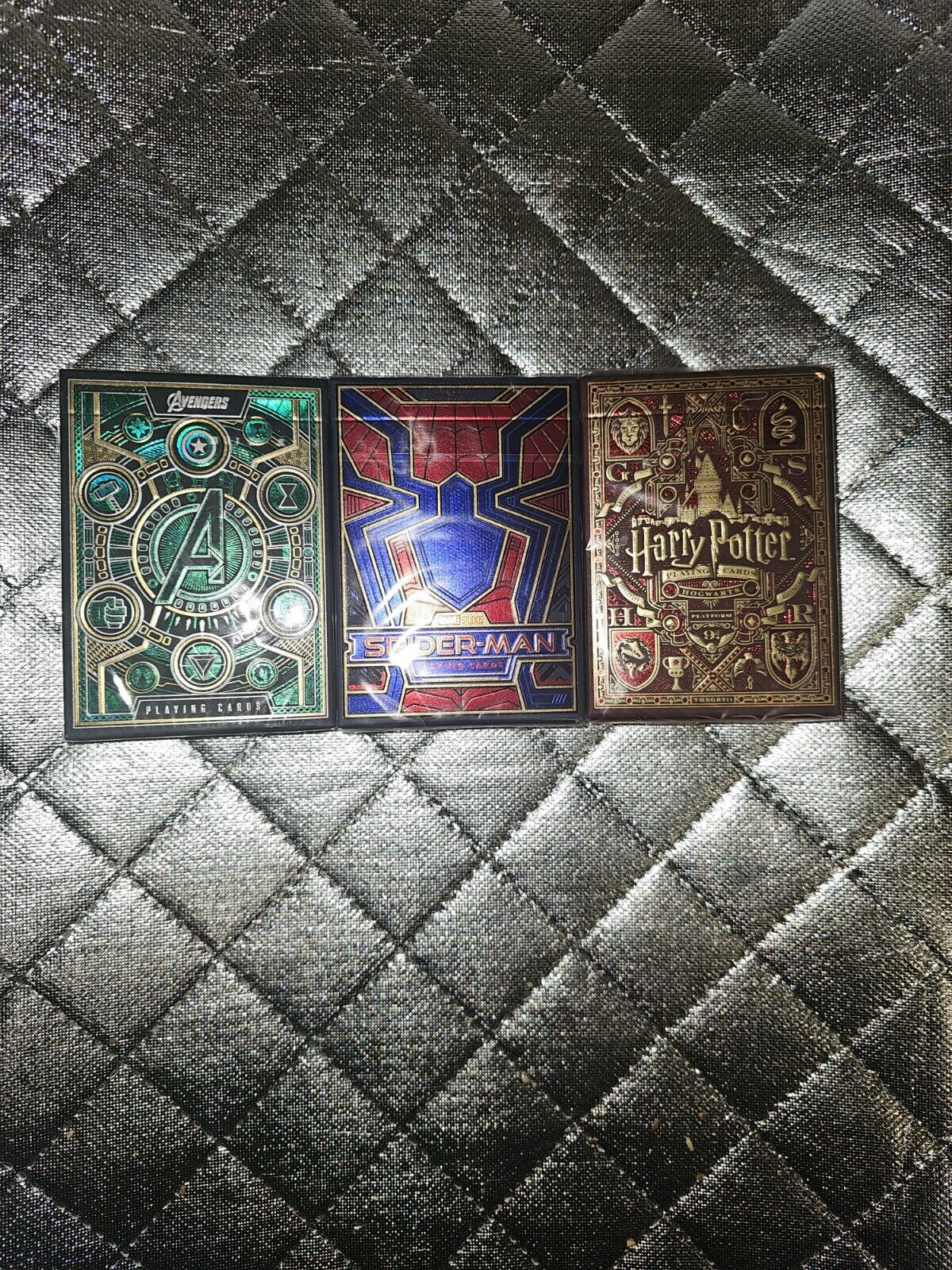 (3) Theory11 Avengers Spider-Man & Harry Potter Playing Cards🔥🔥🔥