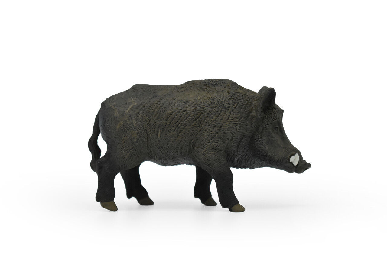 Boar, Wild Animal Toy, Realistic Plastic Figure, Model, Hand Painted 3.5\
