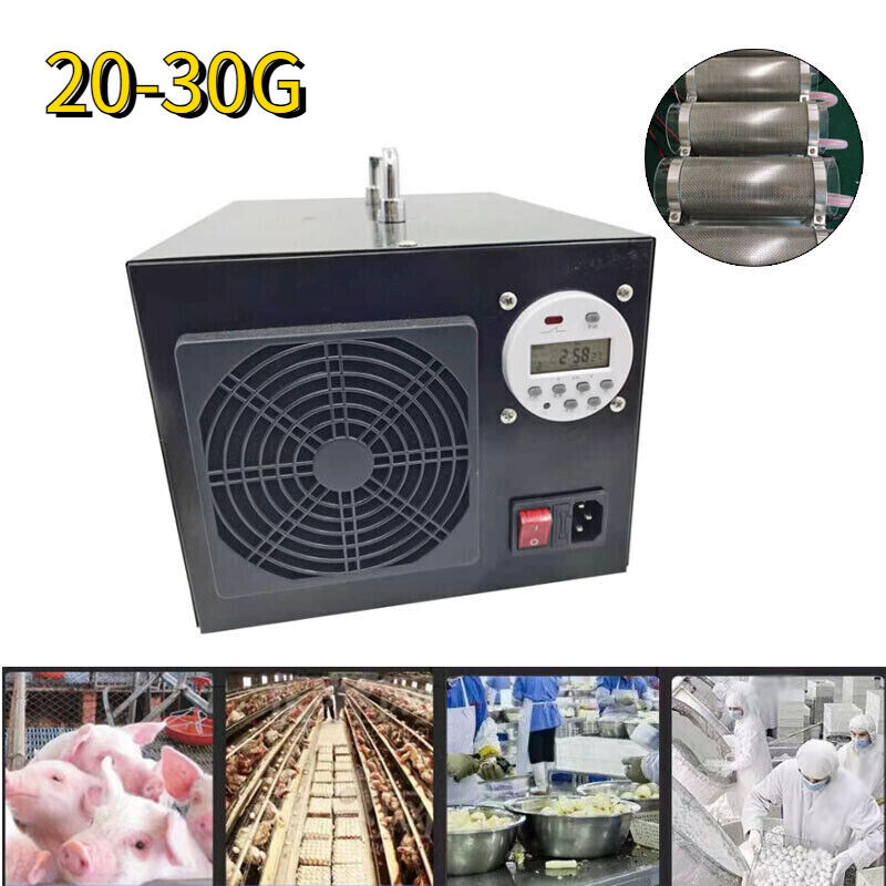 20-30G Commercial Home Ozone Generator Machine  Industrial Air Purifier Ozonator