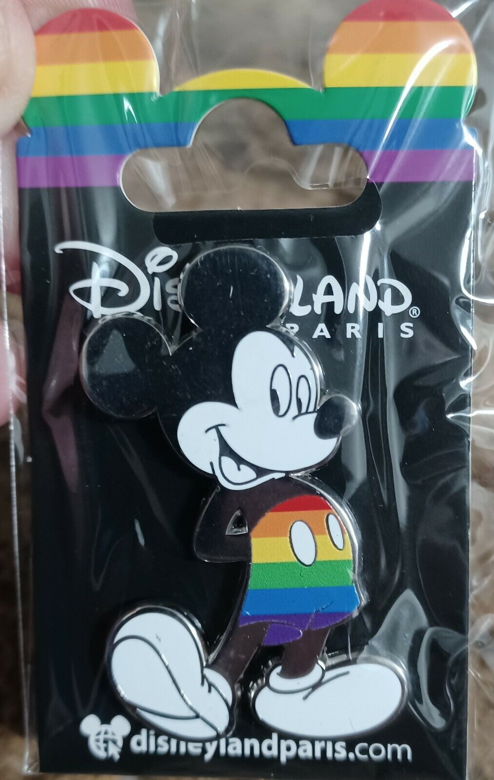 Disney Parks Collection Mickey Mouse Rainbow Gay Pride Trading Pin