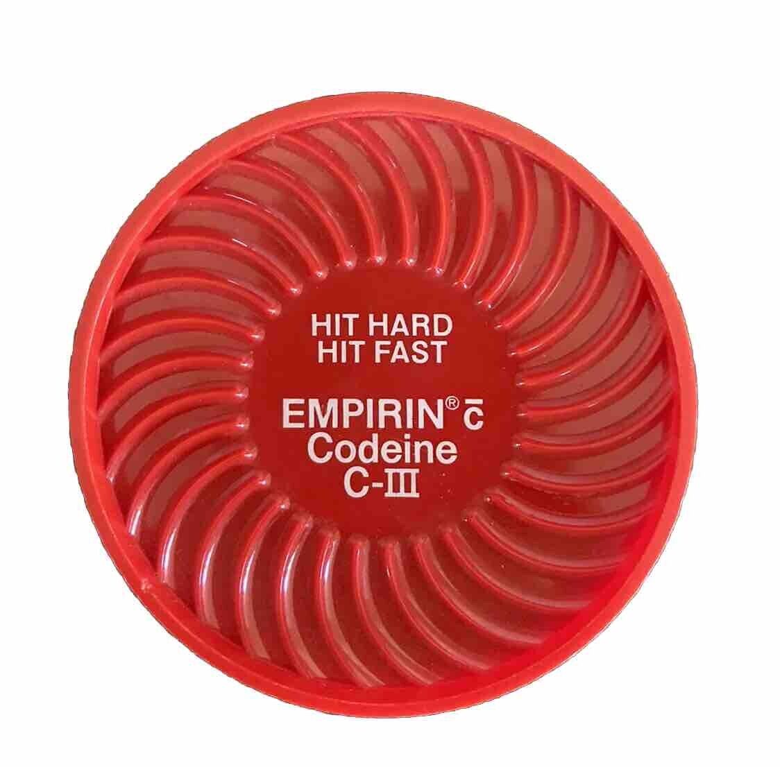 Pharmaceutical Drug Rep Collectibles Vintage Coaster Empirin Codeine C-III