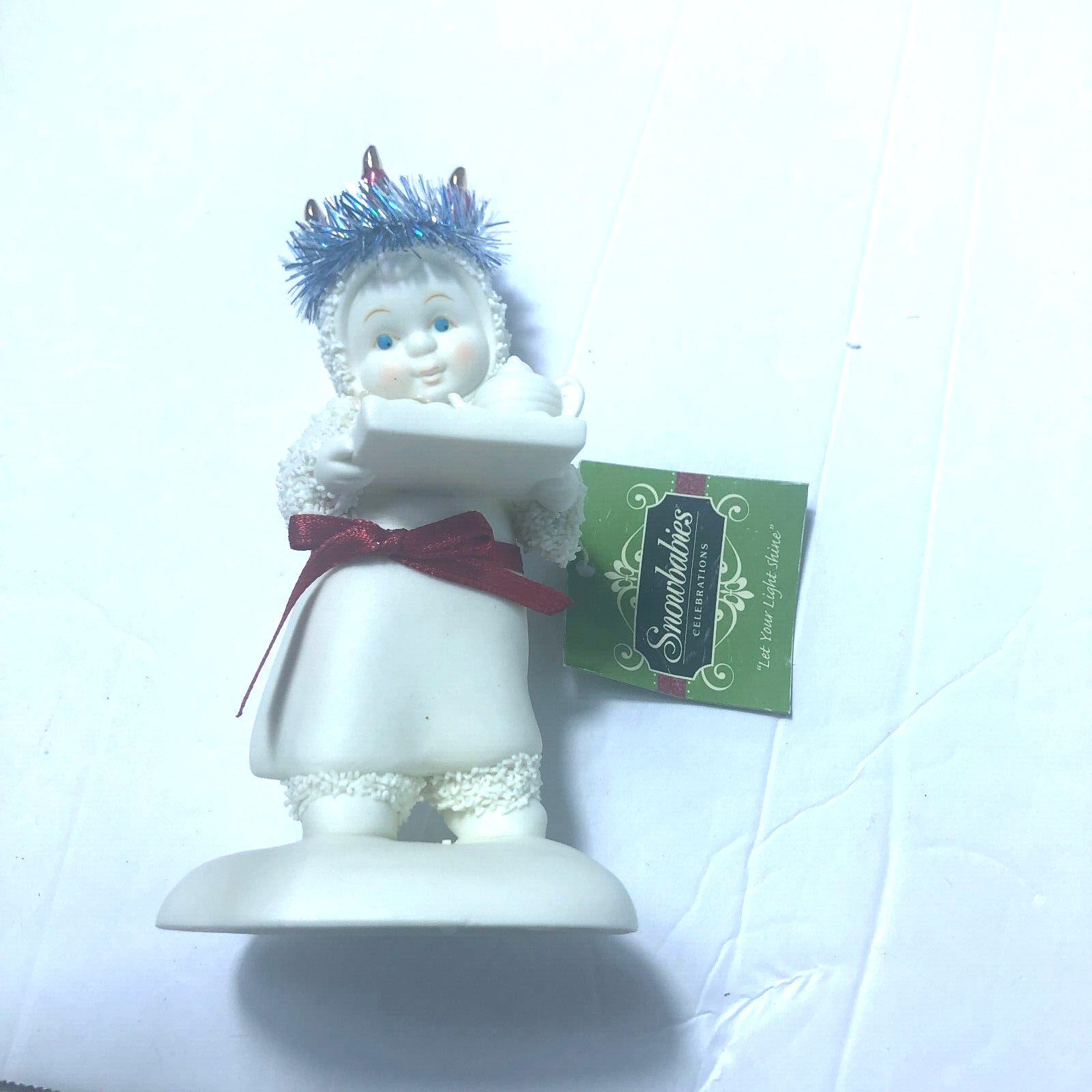 Dept 56, Snowbabies Let Your Light Shine with box and tag.