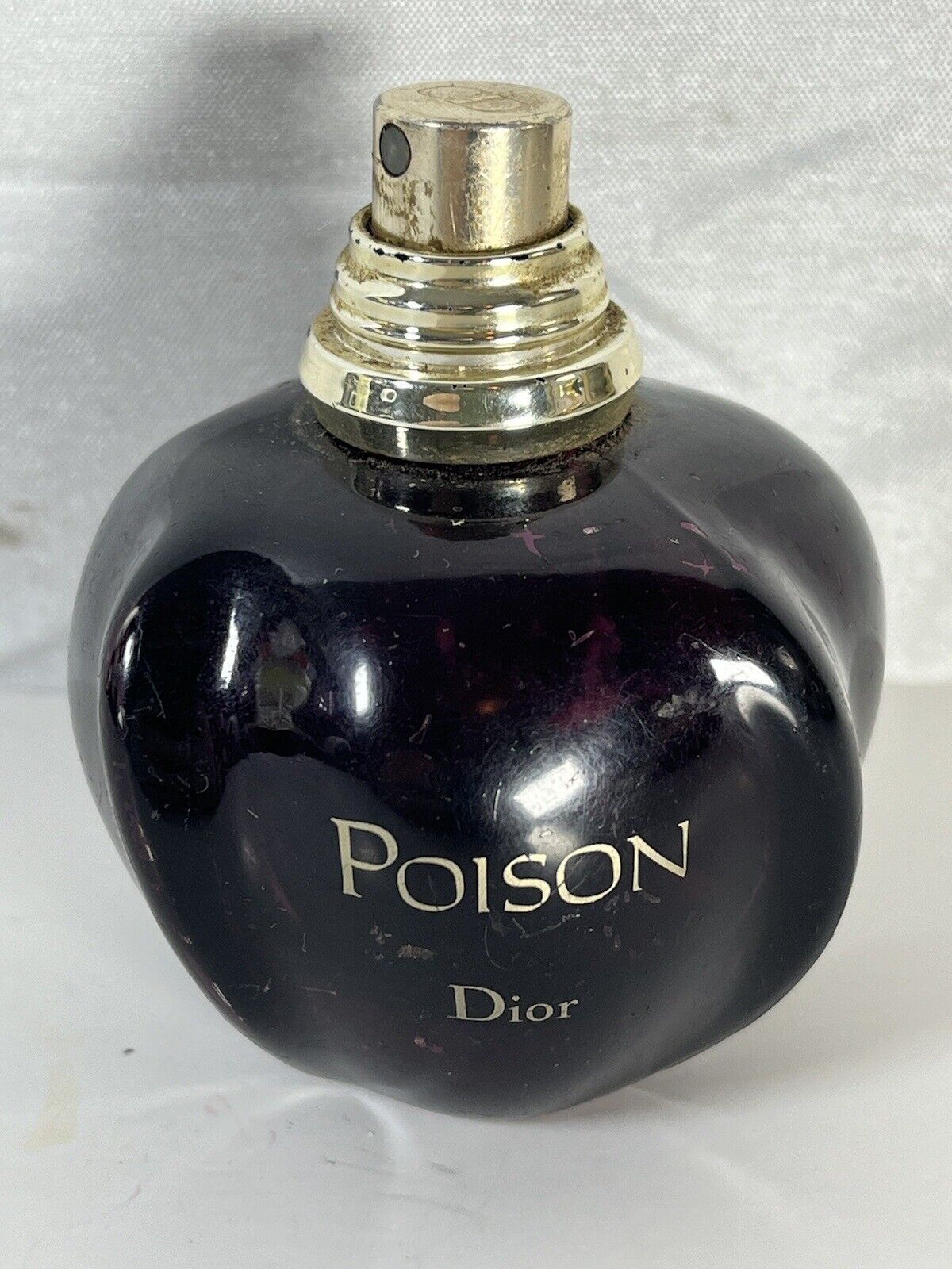 Vintage Poison Dior 1 Fl Oz Perfume Bottle With Small Amount Inside