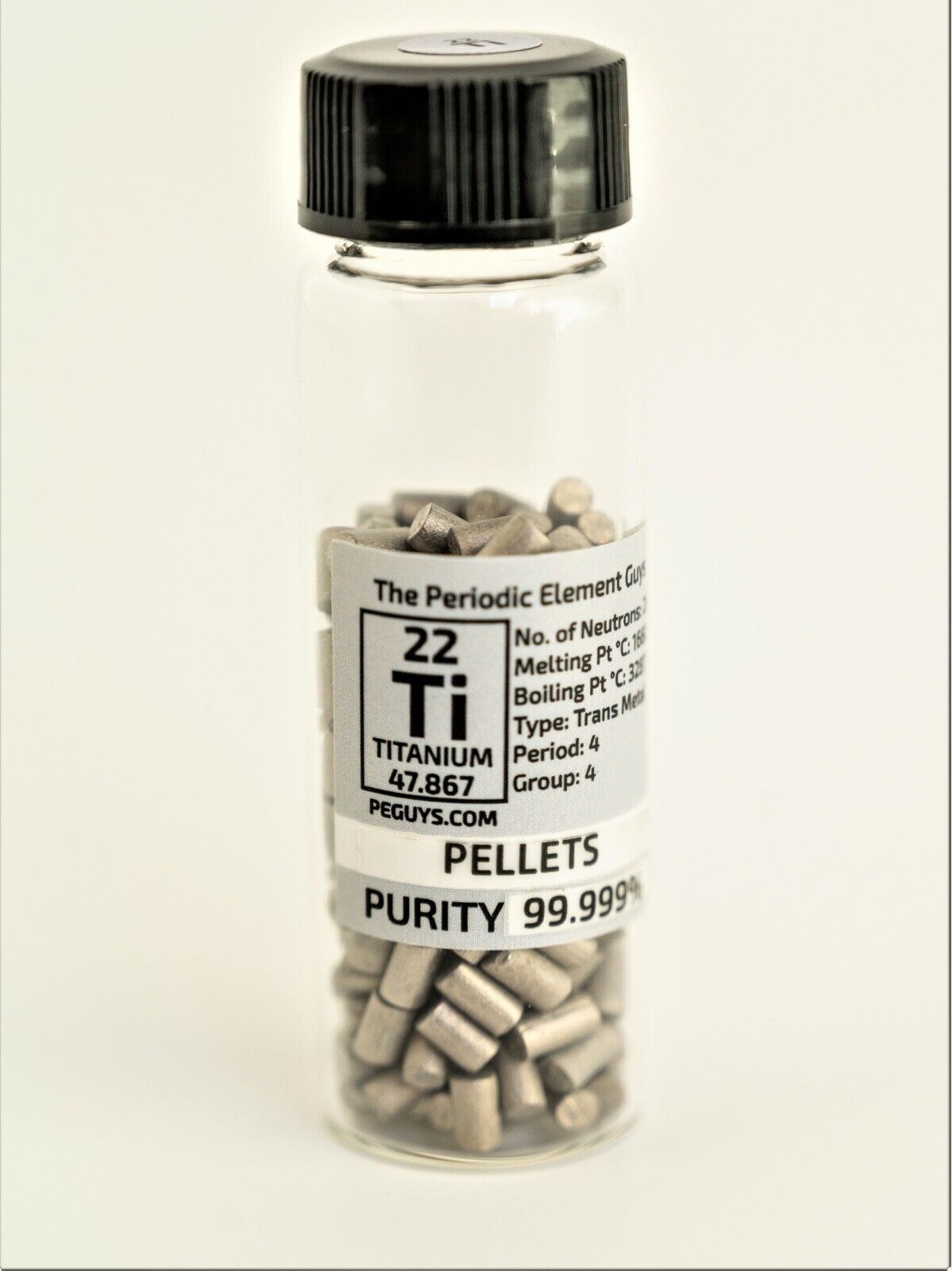 Titanium Pellets 99.99% Pure 1 Troy Oz 31.1 Grams in new \