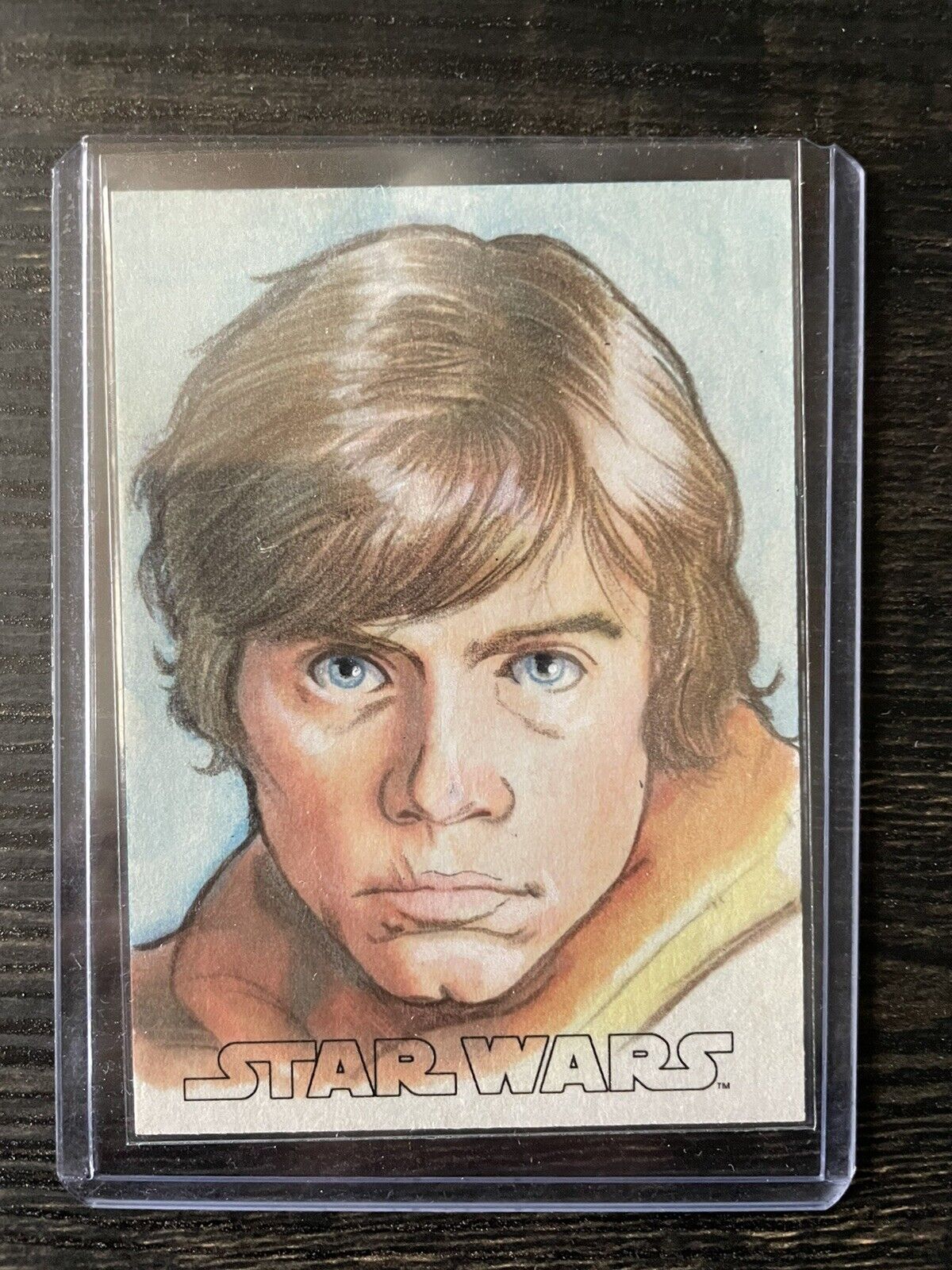 2016 Topps Star Wars Evolution Luke Skywalker Sketch Card By Carlos Cabaleiro