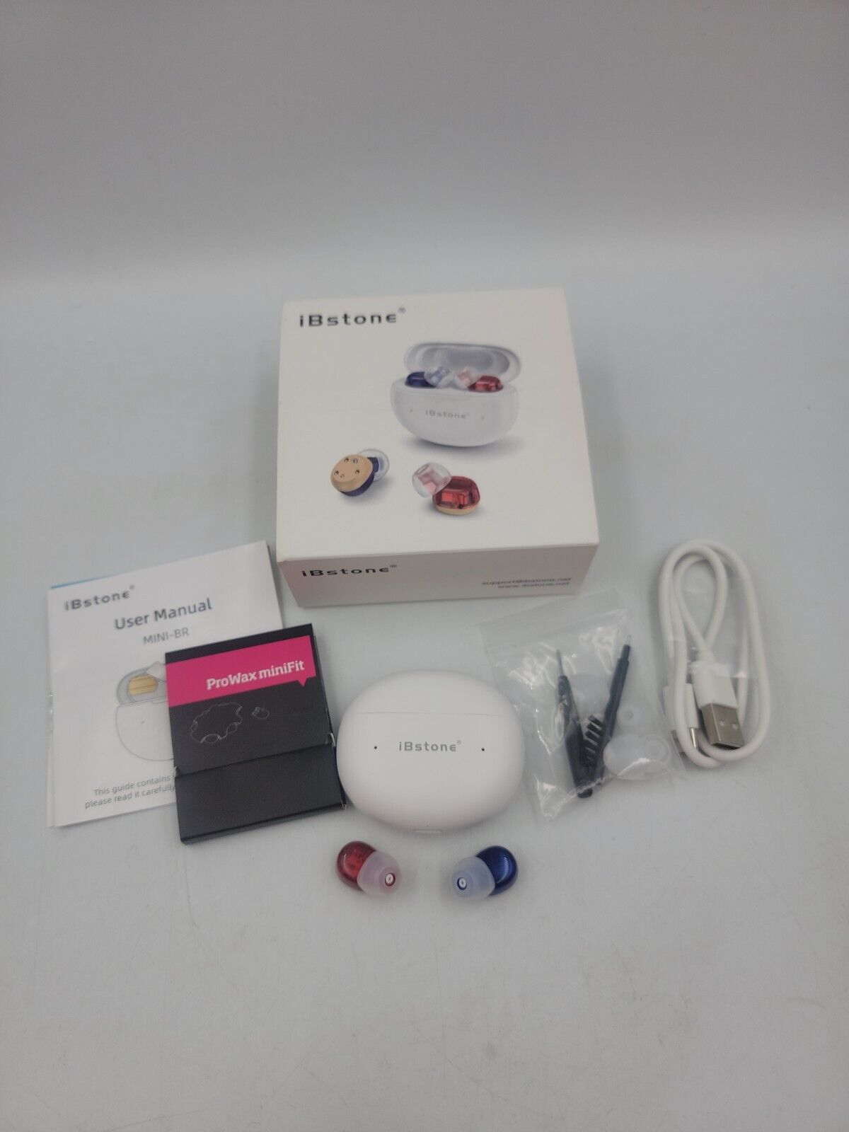 IBstone Mini BR Hearing Aid Completely-in-Canal Hearing Amplifier OPENED BOX